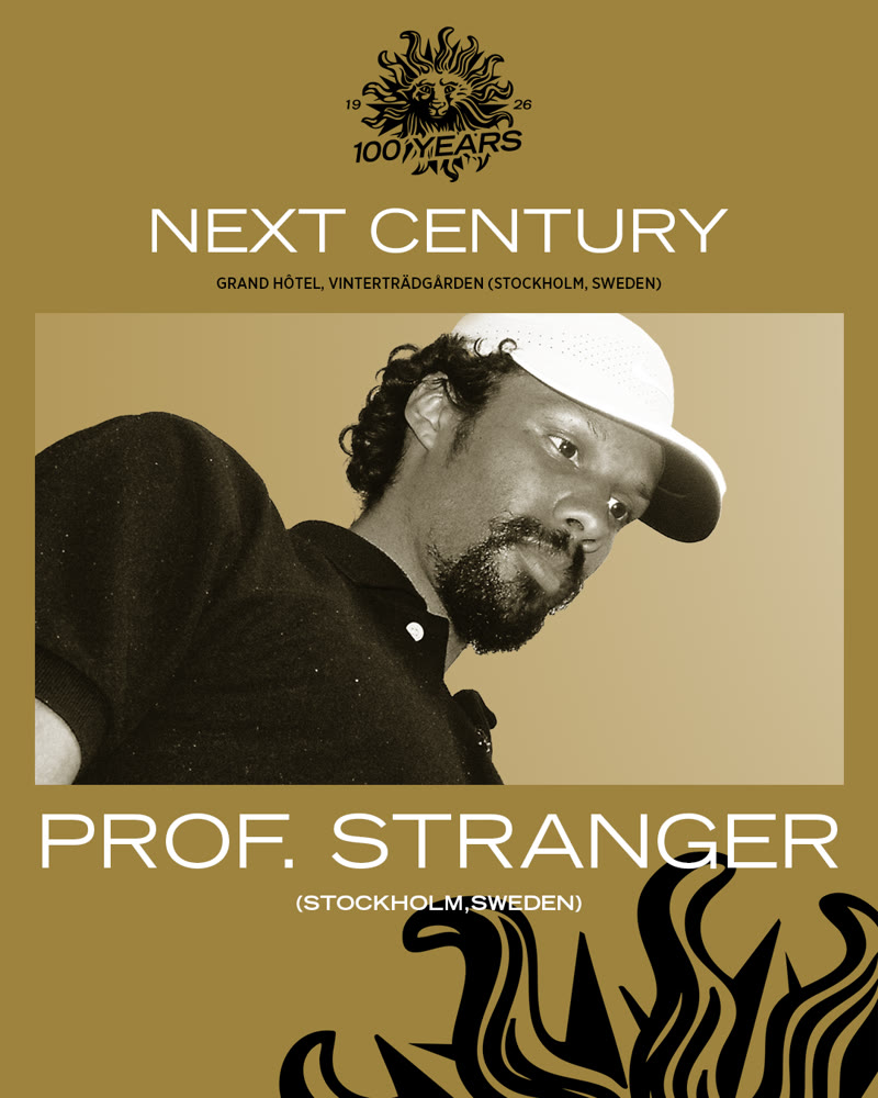 Flyer för Prof. Stranger
