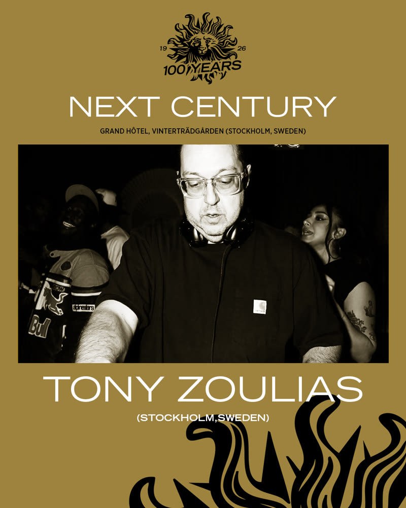 Flyer för Tony Zoulias
